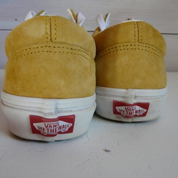 Share Vans Old Skool Warp Shoes Size Mens 5.5 Womens 7 Mustard Low Top Lace Up - - Picture 7 of 11